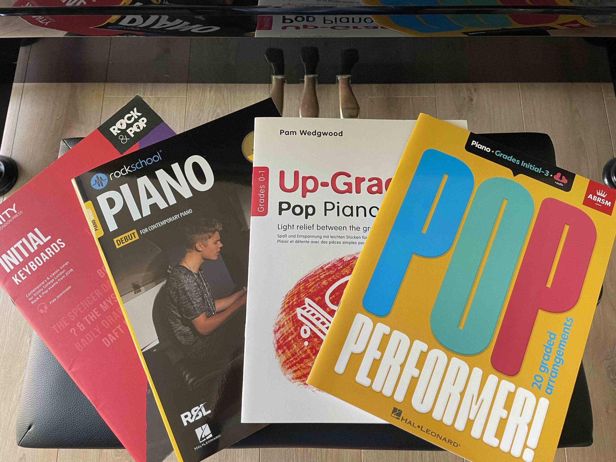 Pop Piano books for Adult Beginners